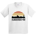 thumbnail image 3 of Inktastic Albuquerque New Mexico Skyline Youth T-Shirt, 3 of 5