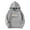 Grey, variant on Little Girl Pullover Hoodie Sweatshirt Long Sleeved Print Hoodie Pullover with Pocket Trendy Fall Outfits Size 5-6T ,White