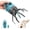 blue-gray, variant on Dog Pooper Scooper, 7-Claw Portable Pet Waste Picker Upper, Hands-Free Sanitary Poop Grabber with Built-in Bag Dispenser, Wrist Strap & 1 Roll Poop Bags, for Small Medium Large Dogs Walking