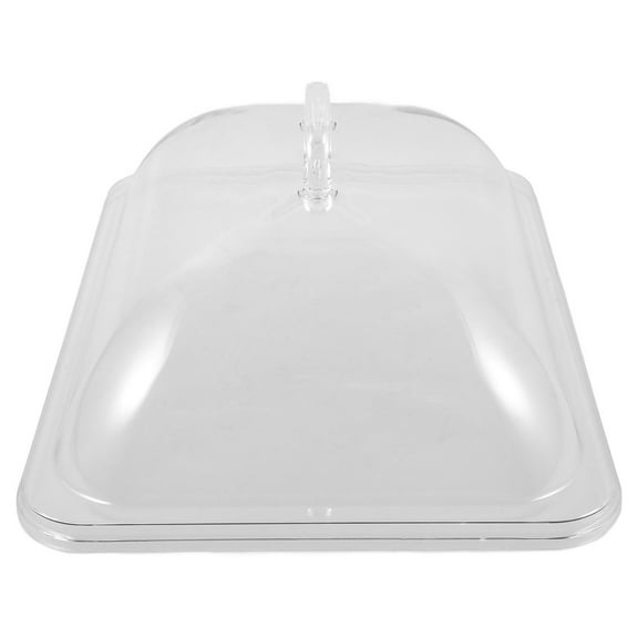 Clear Acrylic Cake Dome Cover with Handle for Snack Tray Reusable Food Protective Cover Multi 7.87
