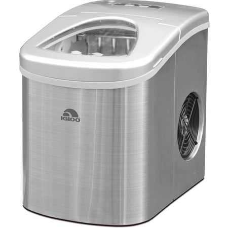 Igloo ICE117 Compact Ice Maker in Stainless Steel Finish