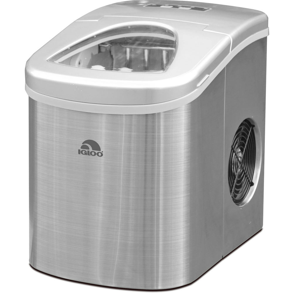 Igloo Compact Ice Maker - ICE117 Stainless Steel - Walmart.com Igloo Ice Maker Stainless Steel