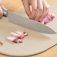 thumbnail image 5 of Tabla de cortar de plástico antideslizante reversible lunares | TPU de grado alimenticio | Borde ranurado | Apto para lavavajillas | 14,26 x 9,44 pulgadas | Para carne, verduras, frutas | Cocina, 5 of 5