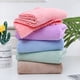 thumbnail image 2 of Zhuge 6 toallas de baño de alta densidad de coral polar, multiusos para baño, fitness, ducha, deportes, etc. 35 x 75 cm (blanco), 2 of 5