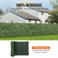 thumbnail image 5 of SKYSHALO Ivy Privacy Screen, 39 x 98 in Synthetic Green Wall, Mesh-Backed Greenery Fence with Durable Joints, Artificial Vine Leaf Decor for Garden, Yard, Balcony, 5 of 9