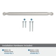 thumbnail image 4 of Amerock Coble 8-13/16 inch (224mm) Center-to-Center Satin Nickel Cabinet Pull, 4 of 6