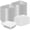 Tin Pans with Clear Lids-2.25LB - 100 Pack, variant on Tin Pans with Clear Lids 2.25LB - 50 Pack Disposable Aluminum Food Containers