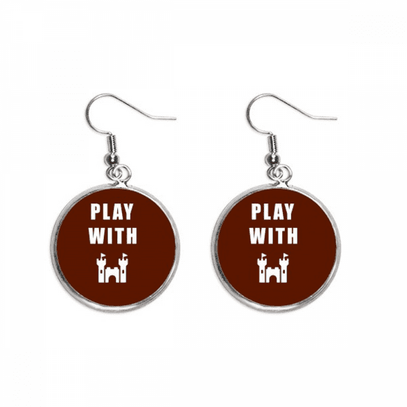 Castle Magic Ear Dangle Silver Drop Earring Jewelry Woman
