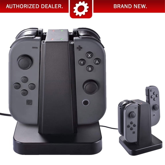 Restored Deco Gear NSCD Nintendo Switch Joy-Con Charging Dock - (Refurbished)