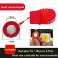 thumbnail image 2 of Magnetic Safety Switch Universal Treadmill Emergency Stop Magnet for Treadmills Running Machines,1 set * Magnet safety key,Red, 2 of 6