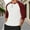 Wine, variant on SYMOID Mens Blue Raglan Sleeve Henley Shirt - Soft Stretch Color Block Casual Top for Daily/Outdoor Wear (S to XXXL),Size L