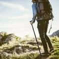 thumbnail image 6 of Travel Folding Trekking Hiking Pole,Collapsible Cane Adjustable Walking Stick Portable Mobility Aid for Women Men Hikers Gift,Black((Fits 2.79ft - 3.12ft), 6 of 8