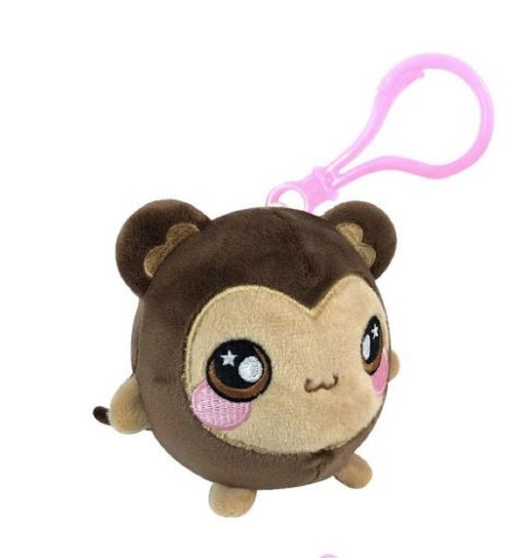 plush monkey keychain