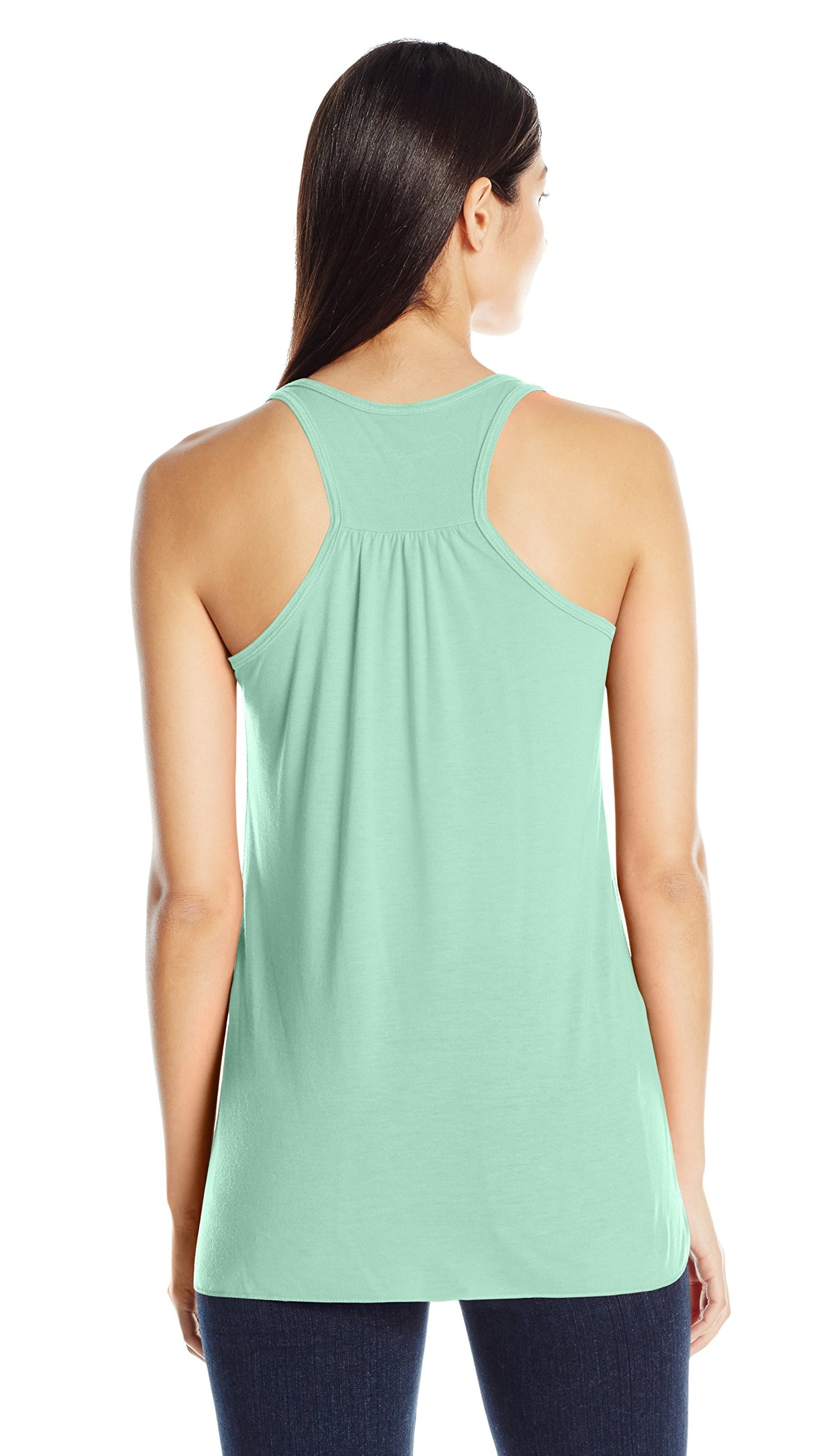 Women's Anchor Printed Flowy Racerback Tank Top