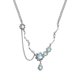 thumbnail image 1 of Collar con colgante de piedra lunar de nicho de alta gama para mujer, cuello suave y fresco, 1 of 5