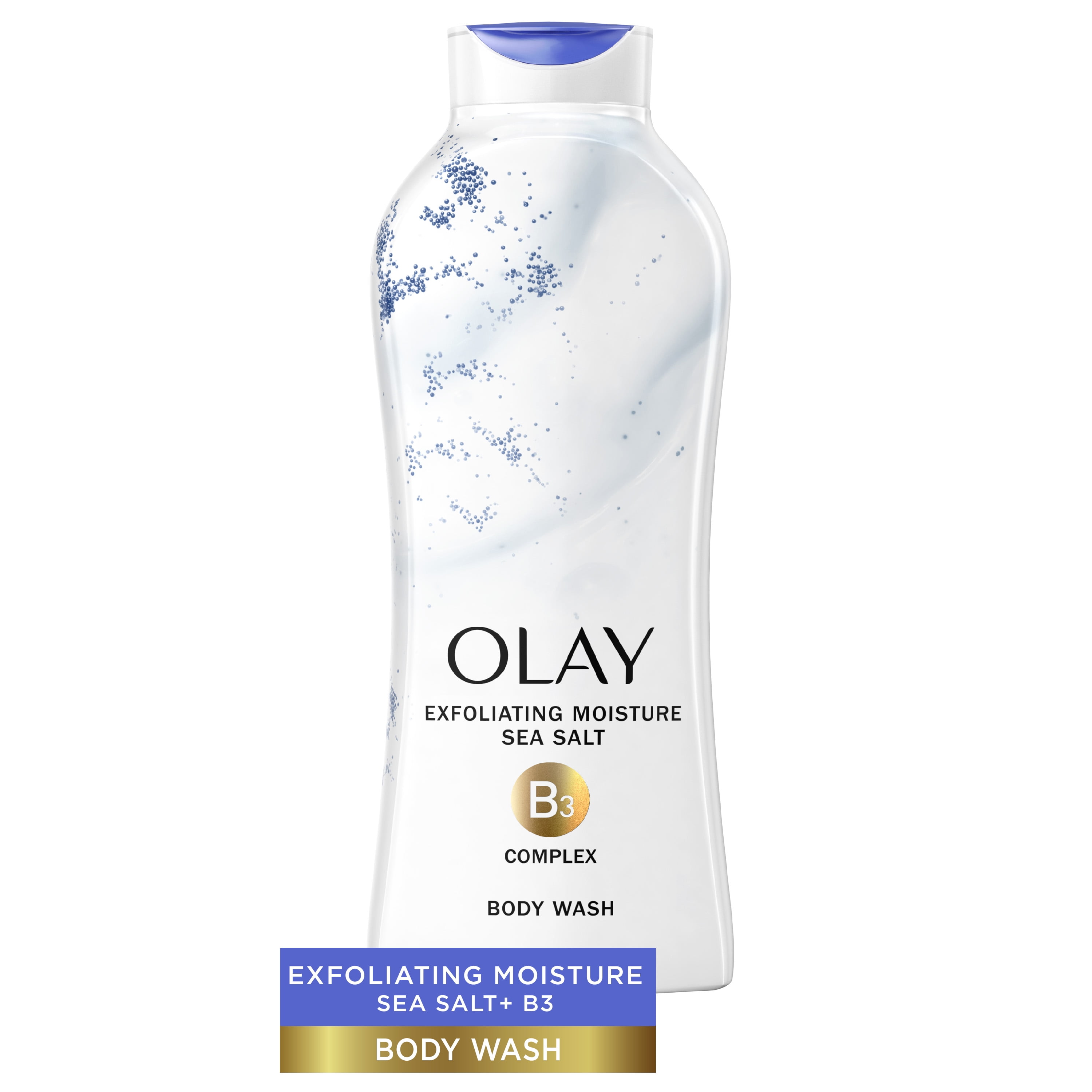 Olay Exfoliating Body Wash with Sea Salts, 22 fl oz