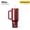 Black Cherry Metallic, variant on RTIC 40 oz Ceramic Lined Road Trip Tumbler, Leak-Resistant Lid with Straw, Blue Bouquet
