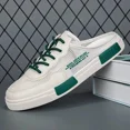thumbnail image 3 of Zapatillas transpirables de malla hueca para hombre, zapatos planos cómodos para exteriores, moda de verano, 3 of 5