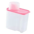 thumbnail image 1 of Caja de almacenamiento de detergente para ropa con taza medidora, contenedor multifuncional pequeño 2L Rosa, 1 of 9