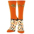 thumbnail image 2 of Cool Socks Reese's Pieces Candy, Fun Print Novelty Crew Socks for Men & Women, 2 of 6