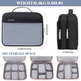 thumbnail image 2 of Mygreen Electronics Travel Organizer, Watreproof Electronic Accessories Case Portable Double Layer Cable Storage Bag for Cord, Charger, Flash Drive, Phone, SD Card, Gifts for Him Black, 2 of 8