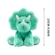 thumbnail image 3 of cpengpj Soft Triceratops Dinosaur Plush Toy, Cotton Stuffed Animal with Squatting Pose, Cute Figurine for Home Decor, Perfect Gift for Kids and Adults, 3 of 5