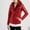 Red, variant on GaThRRgYP Leather Jackets for Women,Women's Solid Color Long Sleeved Leather Jacket Zippered Jacket Pocket Women's Spring Short Jacket