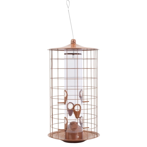 Perky-Pet The Preserve Copper Finish Bird Feeder with Flexports - 3 lb Capacity