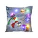 thumbnail image 2 of Christmas LED Pillows Holiday Gifts LED Pillows That Can Flash Or Stay On Two Mode Switching Printed Sofa Pillows Cushions Pillowcases, 2 of 6