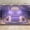 5x3FT, variant on Elegant Purple Stage Wedding Backdrop Luxurious Chandelier Floral Bridal Shower Photography Background Purple Curtain Engagement Party Decorations Banner Supplies Photo Booth Props