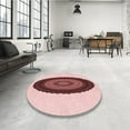 thumbnail image 3 of Ahgly Company Indoor Rectangle Patterned Light Red Pink Area Rugs, 2' x 3', 3 of 6