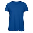 thumbnail image 1 of B&C - Camiseta de manga corta de algodón orgánico modelo Favourite para mujer (Azul Real), 1 of 2