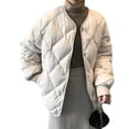thumbnail image 4 of Chaqueta de algodón Lingge, chaqueta corta de pan para mujer, chaqueta de algodón con plumón, chaqueta de algodón sin cuello, 4 of 5