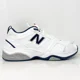 thumbnail image 1 of New Balance Mens 623 V2 MX623WN2 White Casual Shoes Sneakers Size 7.5 4E, 1 of 6
