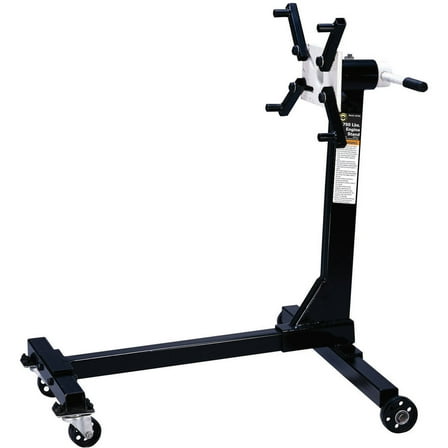 Omega 30750 Black H-Type Engine Stand, 750 lb. Capacity