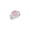 Pink Ice, variant on Rings for Women Silver Ring XOXO Hugs & Kisses 9X7MM Gemstone & Diamond Ring October Pink Ice Jewelry for Women Size 11