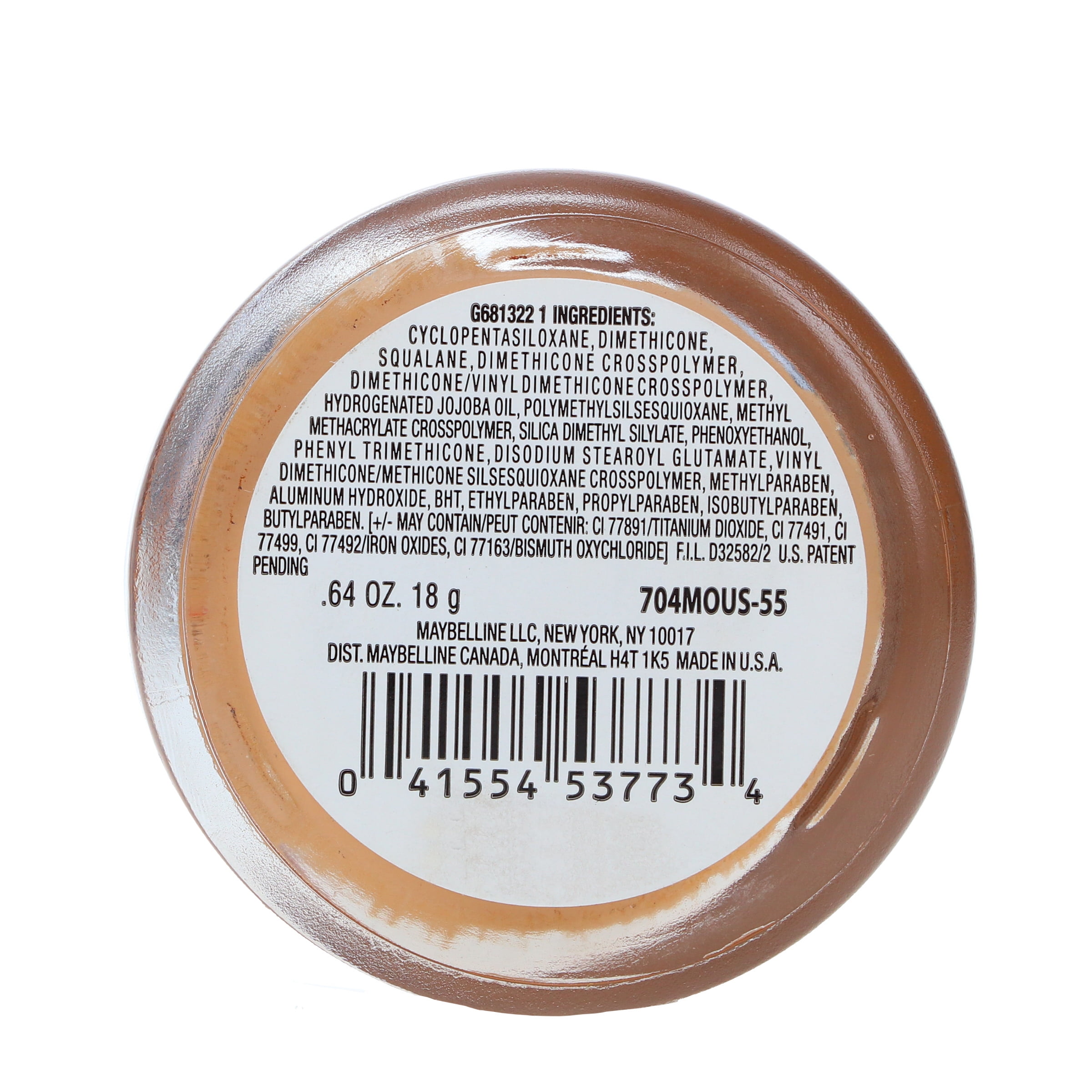 Maybelline New York Dream Matte®, Mousse Foundation, 18 gr