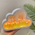 thumbnail image 4 of DIY Tulip Night Light, Cloud Tulip Mirror Night Light, Simulation Flower Bedroom Sleeping Table Lamp, Home Mirror Decoration, Room Decor for Teen Girls, Night Light for Bedroom, 4 of 6