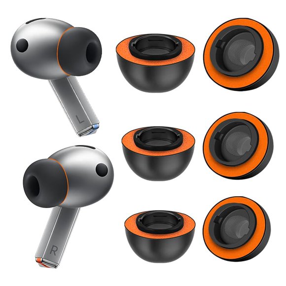 Puntas de espuma viscoelástica Bodykoo para Samsung Galaxy Buds3 Pro