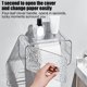 thumbnail image 2 of Tissue Box Household Living Room Coffee Table Drawer Box Transparent Restaurant Drawer Box Bathroom Wall Mounted Non Perforated Tissue Box, 2 of 6