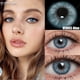 thumbnail image 4 of 2 Pzs Lentes De Contacto De Colores De Color EYESHARE Suaves De Moda Desechables Anualmente Gris Marrón Azul 14,5 Mm (0.00), 4 of 4
