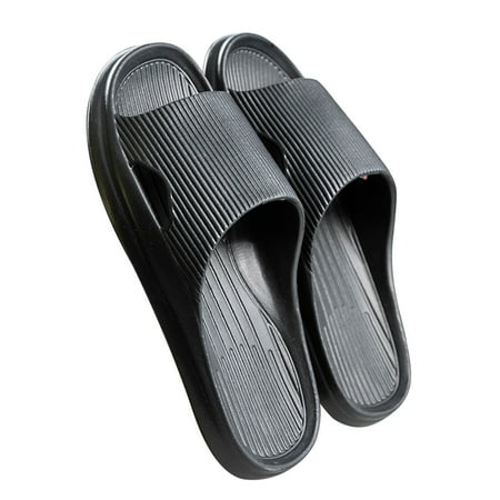 

Facrlt Women Men Home Couple Slippers Indoor Outside Soft Soled Slippers