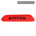 thumbnail image 3 of 4Pcs Self adhesive Car Door Reflective Warning Decal Safety Strip Stickers Sign(Red), 3 of 8
