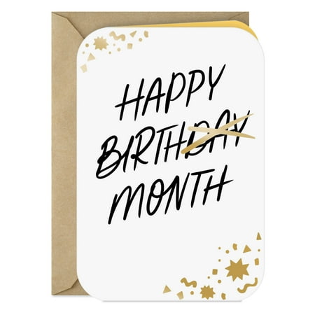 Hallmark Funny Birthday Card (Enjoy Every Minute, All Month Long)