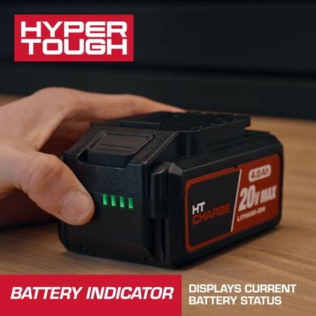 Hyper Tough 20V 2Ah USB A C Battery for Hyper Tough 20V Max Cordless Tools