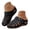 Black, variant on Women's Mules Shoes with Arch Support Closed Toe Cutout Casual Walking Slippers Summer Low Wedeg Slip on Slides Red Size 8.5