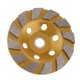 thumbnail image 4 of Taza de Pulido Yotijar Corte de diamante 125 mm dorado, 4 of 6
