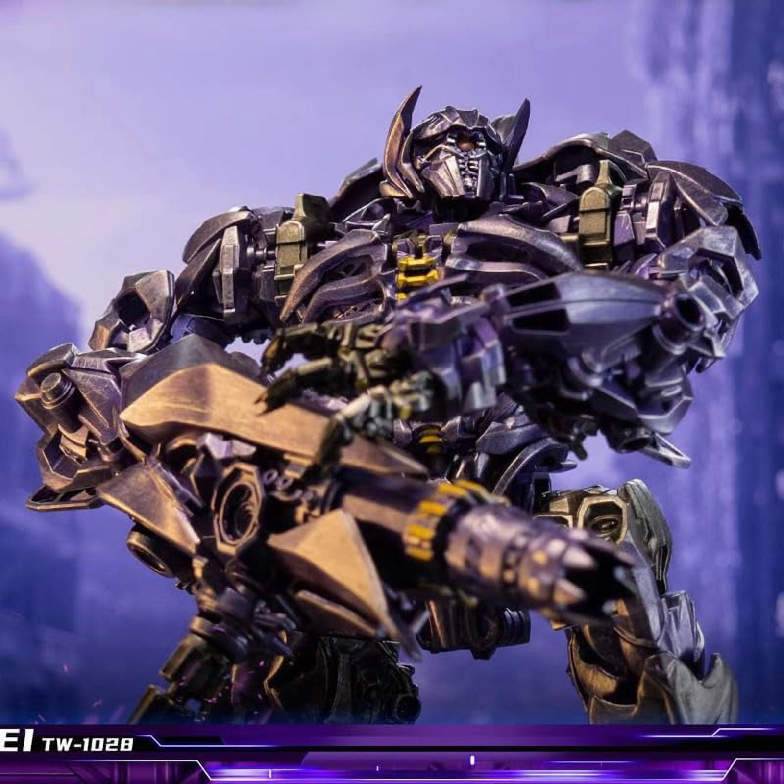 Shockwave Figure Transform Shape Standing Shockwave Action Figures 20cm/7.9inch PVC Characters Handicrafts Souvenirs for Anime Fans Gifts