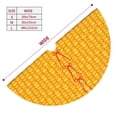 thumbnail image 3 of Yiaed Corn Kernels Print Christmas Tree Skirt , Tree SkirtsTree Mat for Christmas Winter Holiday Indoor Decorations-48", 3 of 7