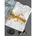 thumbnail image 3 of Bavarian Hat Autumn Leaves T-Shirt Women -Image by Shutterstock, Female Medium, 3 of 4
